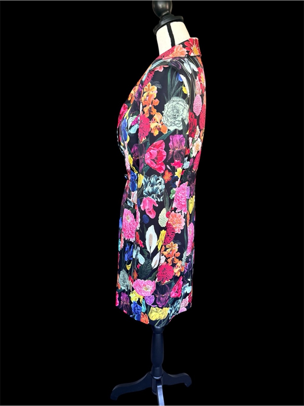 Alice + Olivia Latoya Floral Double-Breasted Blazer Dress Size 6 - Picture 4 of 8